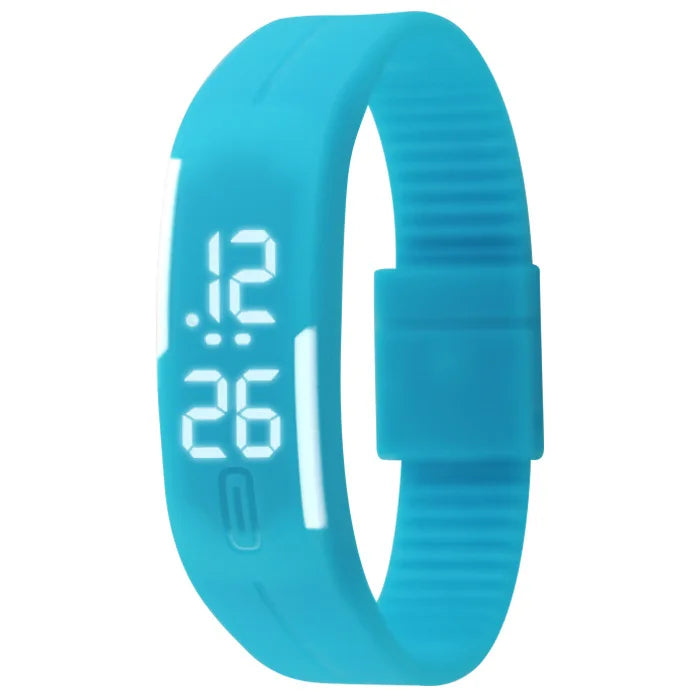 Sport Digital Children's Watch LED Display – Silicone Strap Wristwatch for Boys & Girls Students - I YAN