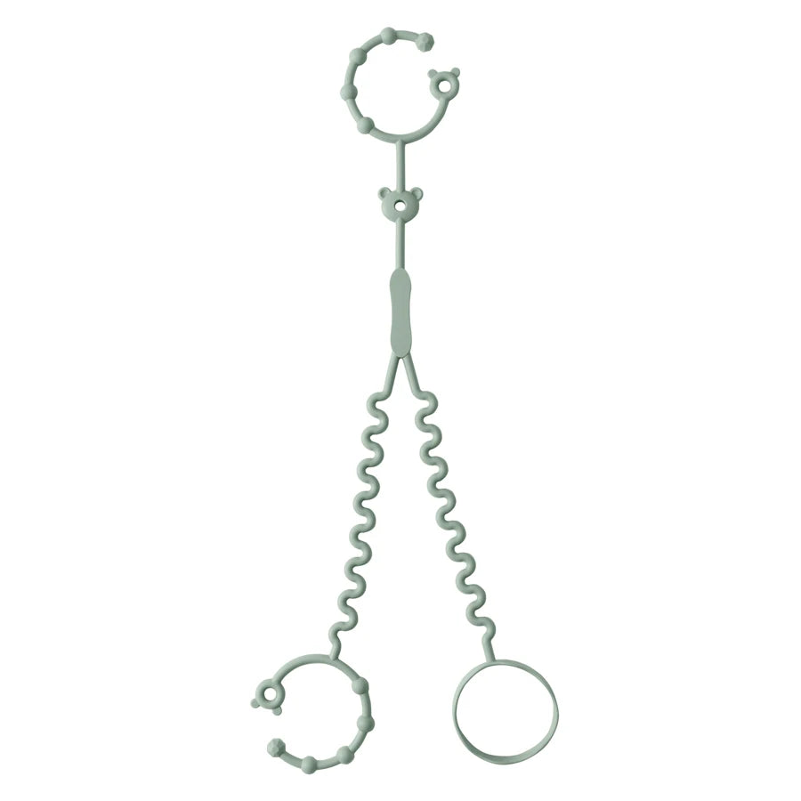 New 1PC Baby Pacifier Chain With 2 Clips Infant Bottle Chain Adjustable Silicone Pacifier Chain Teether Toy Stroller Accessories