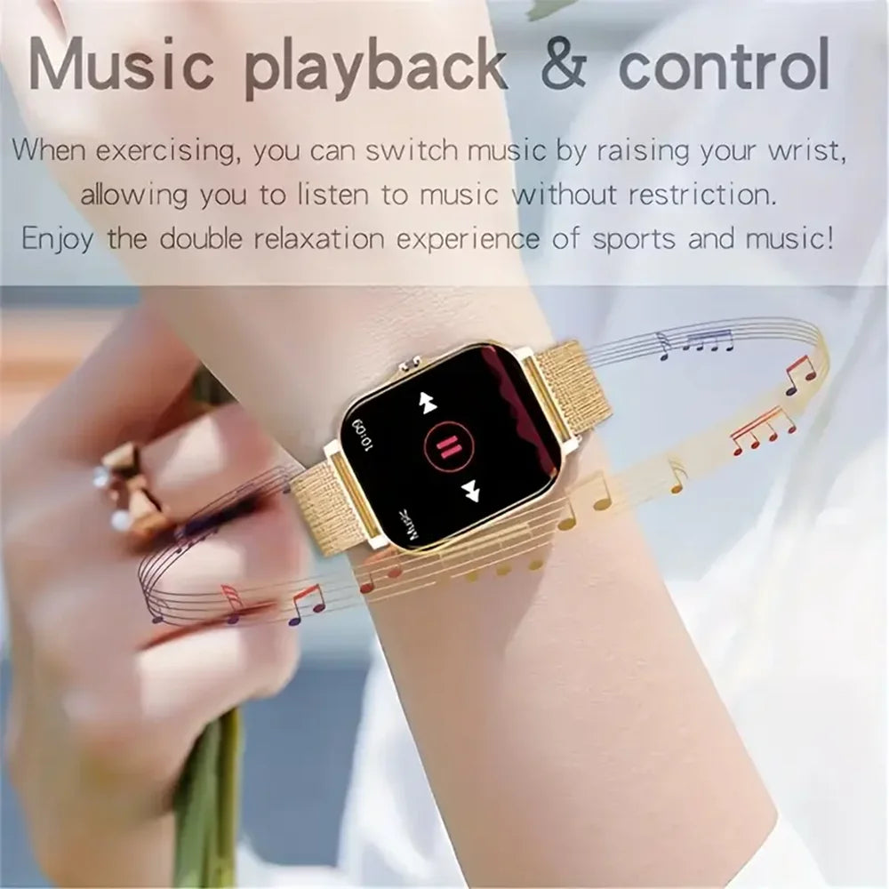 KESHUYOU  Smart Watch Bluetooth Talking Blood Oxygen/Blood Pressure Monitor Smart Watch for Women Men Holiday Gift