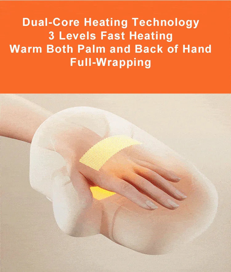 2025 New Electric Hand Massager Home Finger Joint Airbag Kneading Hot Compress Massage Artifact