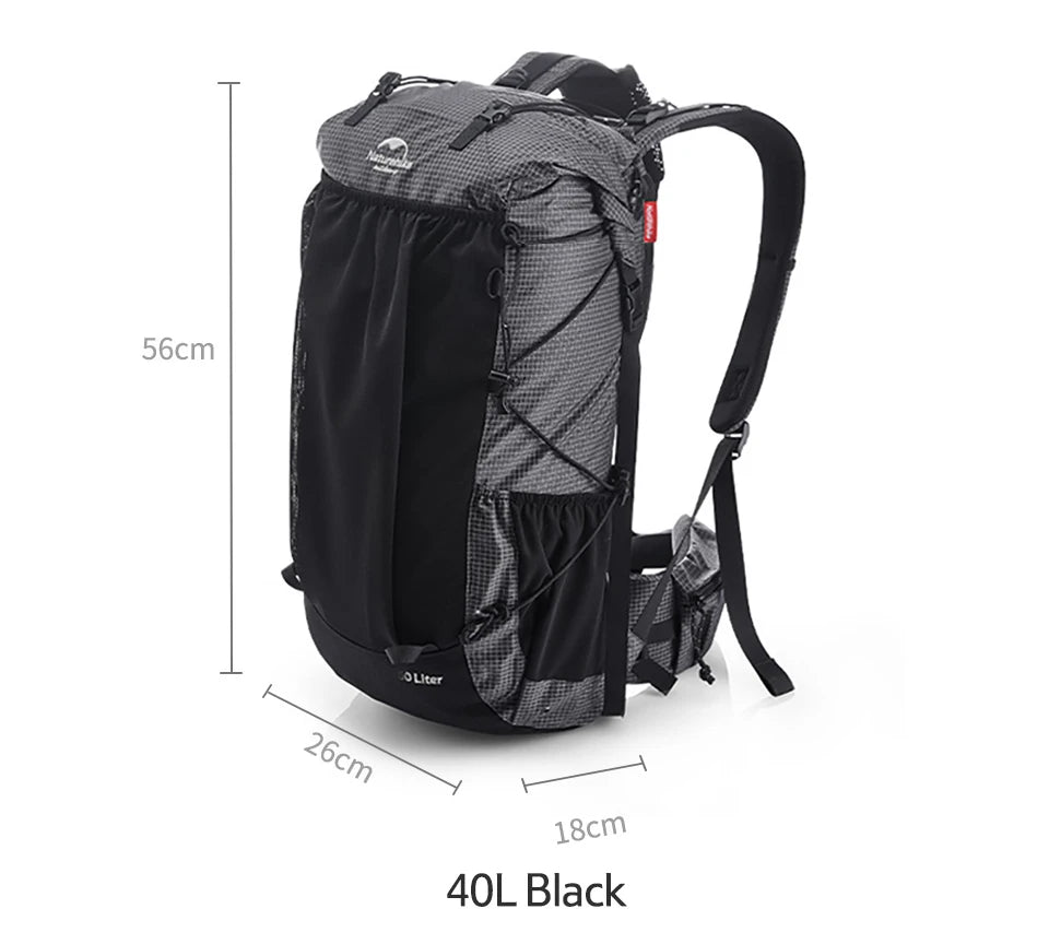 Naturehike Climbing Backpack 60+5L Camping Backpack Travel Bag Large Capacity Military Mountaineering Backpack With Rain Cover