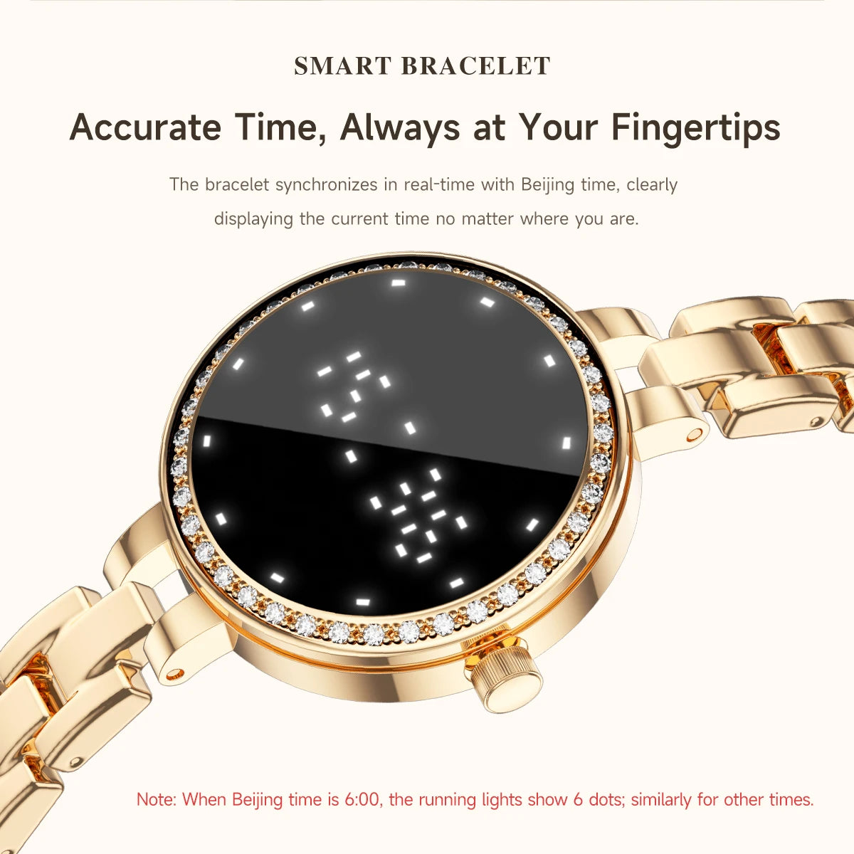 Fashionable Ladies Smart Watch Health Monitoring Female Wristwatch Outdoor Sports Fitness Tracker Bracelet Women L6 Smartwatch