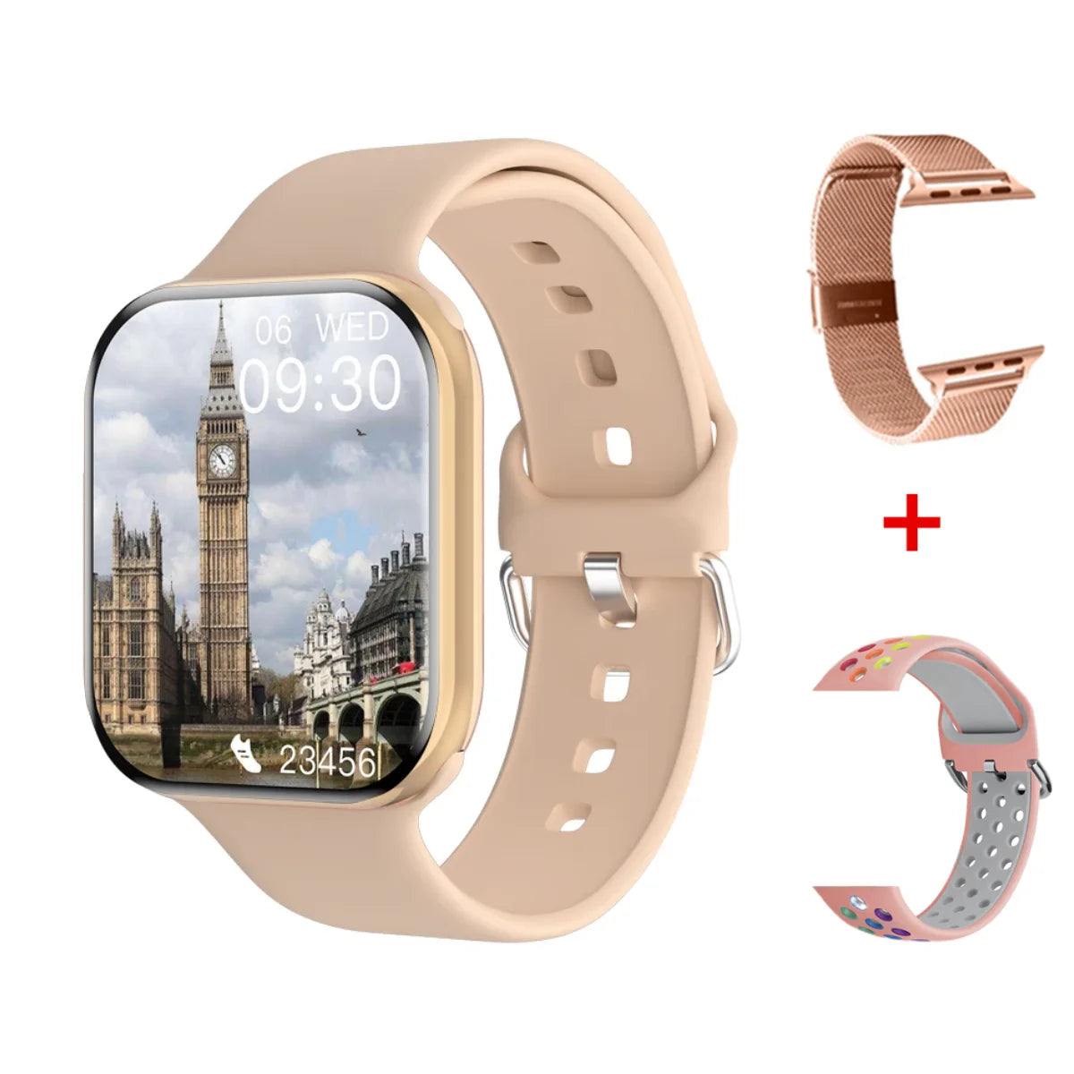 2026 Series 10 GPS Smart Watch – Bluetooth Call Heart Rate Blood Oxygen NFC IP68 Waterproof Smartwatch for Apple & Android - I YAN