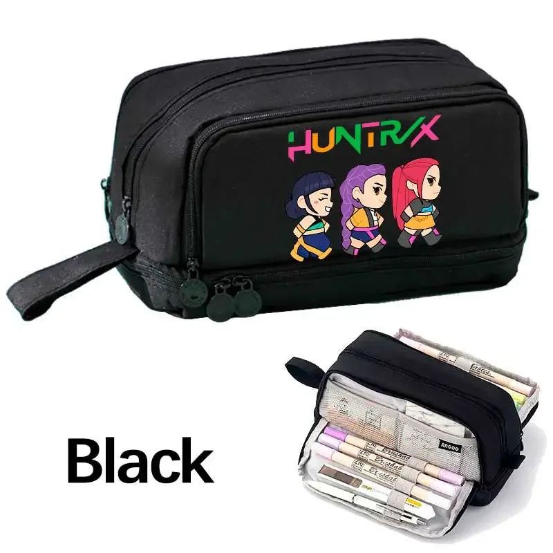 Demon Hunters Pencil Case – Multi-Functional Stationery Storage Bag - I YAN