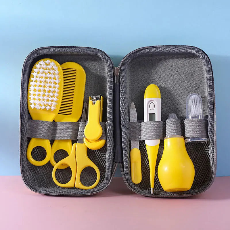 Baby Care Kit 8-Piece Set – Newborn Grooming & Healthcare Gift - I YAN