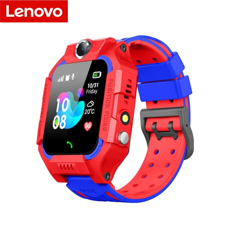 Lenovo Kids Smart Watch Waterproof SOS SIM Card Call GPS – Camera Smartwatch for Boys & Girls iOS Android 2026 - I YAN