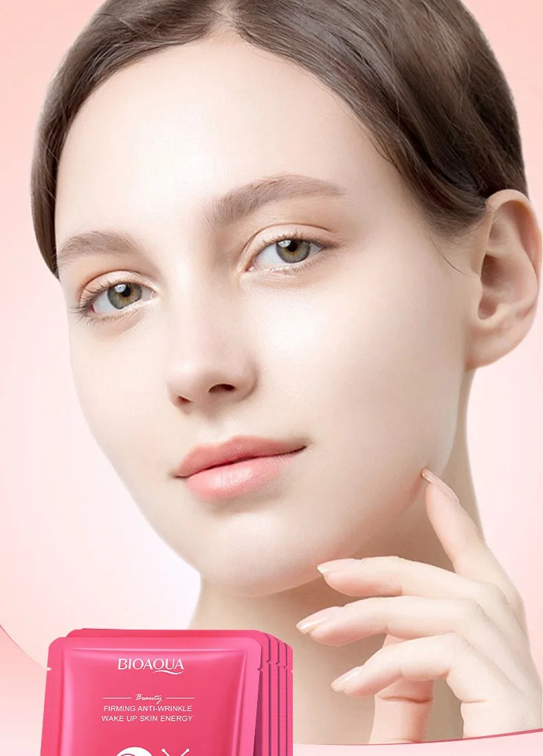 5/10 PCS Korean Snail Mucin Sheet Mask Hydrating Repair Brightening Anti-Aging Wrinkle Moisturizing Gel Face Mask for All Skin