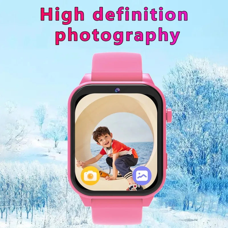 Children's Game Smartwatch 1.83" Display – Sleep Monitor Camera Alarm Clock Kids Bracelet Gift for Boys & Girls - I YAN