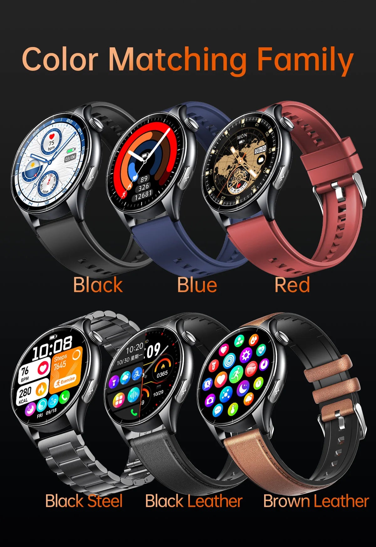 New ECG+PPG Health Diagnosis Smartwatches Men Women Clock Uric Acid Lipid BP Heart rate Tracker NFC Sports Smart Watch IOS