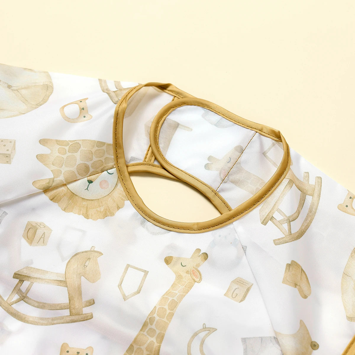 Elinfant Eating Feeding Bibs,Easy To Clean Burp Cloth,Wash-Free Eating Bibs,Smock Apron For Boys Girls, Baby Food Accessories