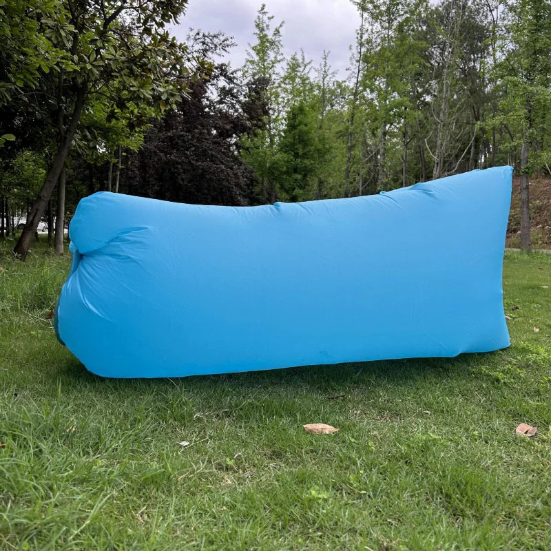 Fast Inflatable Sofa Camping Air Lounger Beach Sleeping Bag Portable Foldable Air Sofa For Travel Picnic Outdoor Lazy Bed Chair