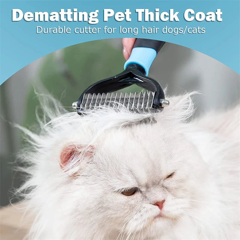 Professional Dog Brush Pet Hair Remover Dog Grooming Comb Removes Hairs Cats Dogs Animal Hair Brush Dog Accessories Pet Items