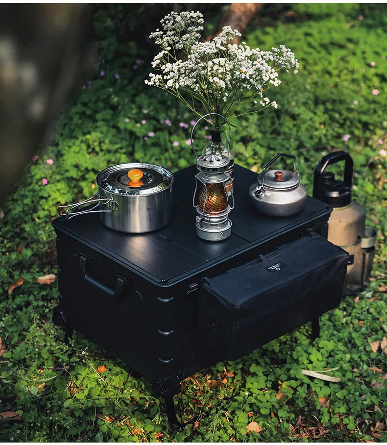 ThousWinds Stylized IGT Camp Kitchen Outdoor Storage Container Camping Table Lightweight IGT System Snow Peak Camping Supplies