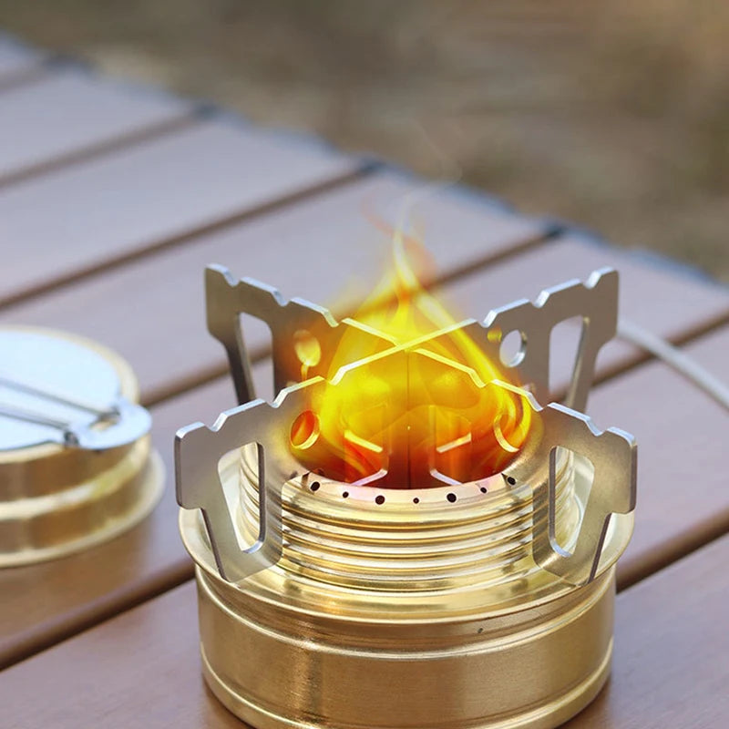 1set Camping Solid Fuel Alcohols Stove Portable Foldable Alcohol Burner Camping Equipment Hiking Picnic Cooking Supplies고체연료
