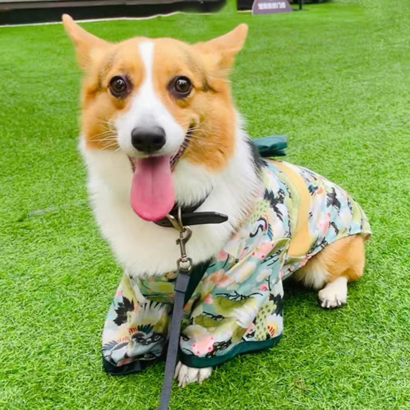 Festival Formal Pet Dog National Costume for Small Medium Dogs Japanese Style Puppy Cat Clothes French Bulldog Shiba Inu Kimono
