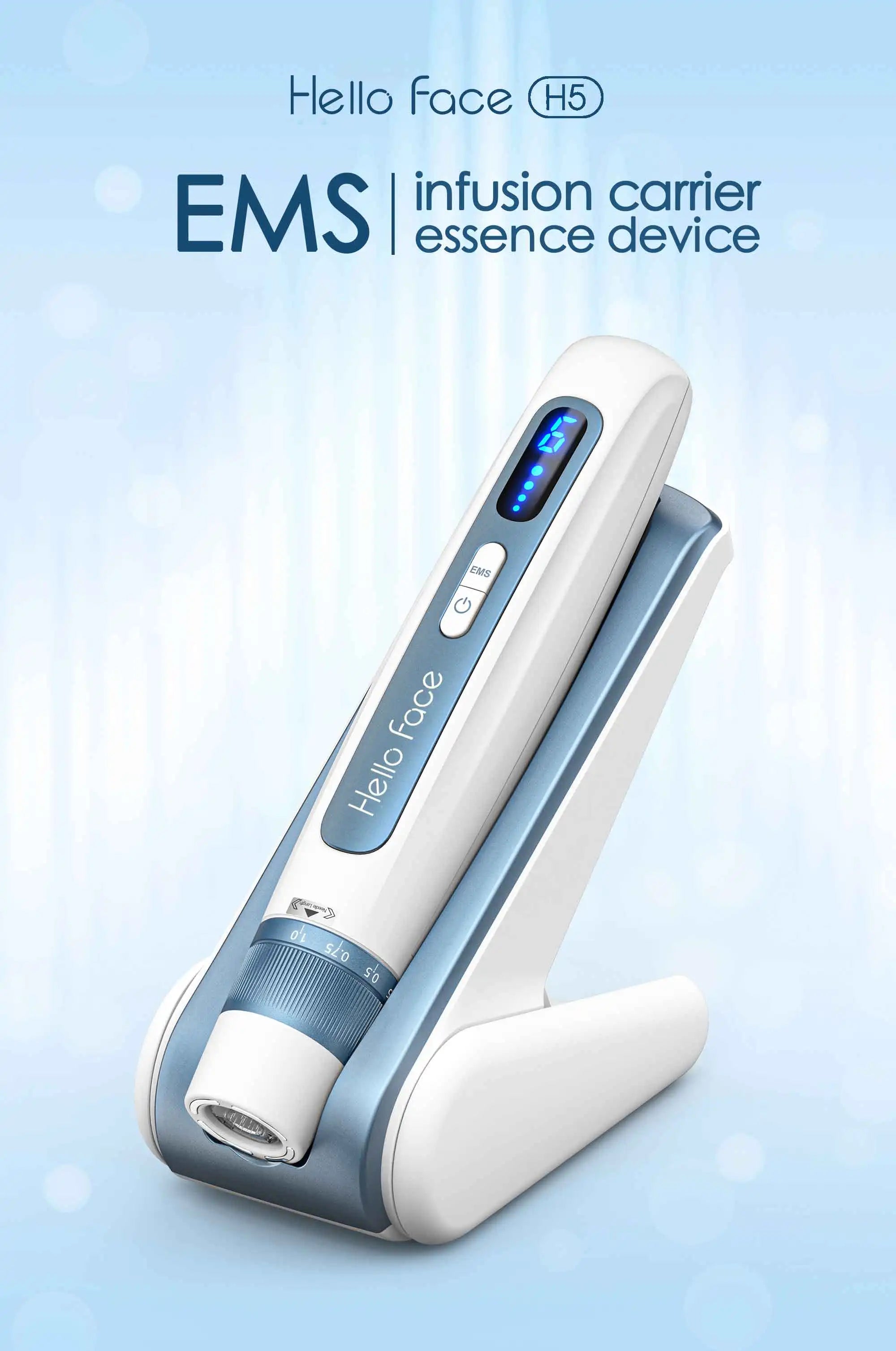 Hello Face H5 Derma pen Original Professional Derma Pen 2 in 1 EMS Automatic Microneedling pen