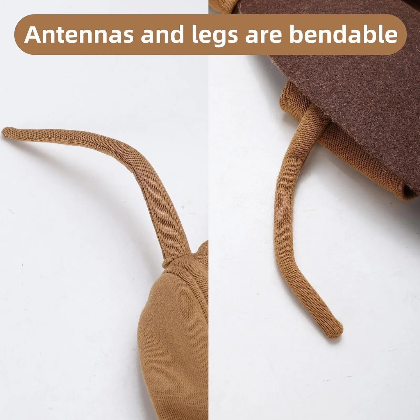 Cat Cockroach Costume Soft Cat Cockroach Clothing Realistic Breathable Clothing Accessories For Cosplay Outfit Kitten Dog