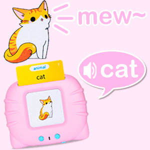 Talking Flash Cards Early Educational Toys  Baby Boys Girls Preschool Learning Reading Machine  Interactive Gift