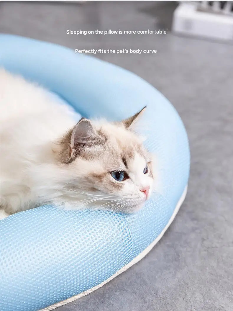 Summer Cooling Pet Bed Breathable Sleeping Mat Soft Cat Bed Pet Bed Sofa Cat Nest For Small Dog Cats Kitten Puppy Beds Cushion