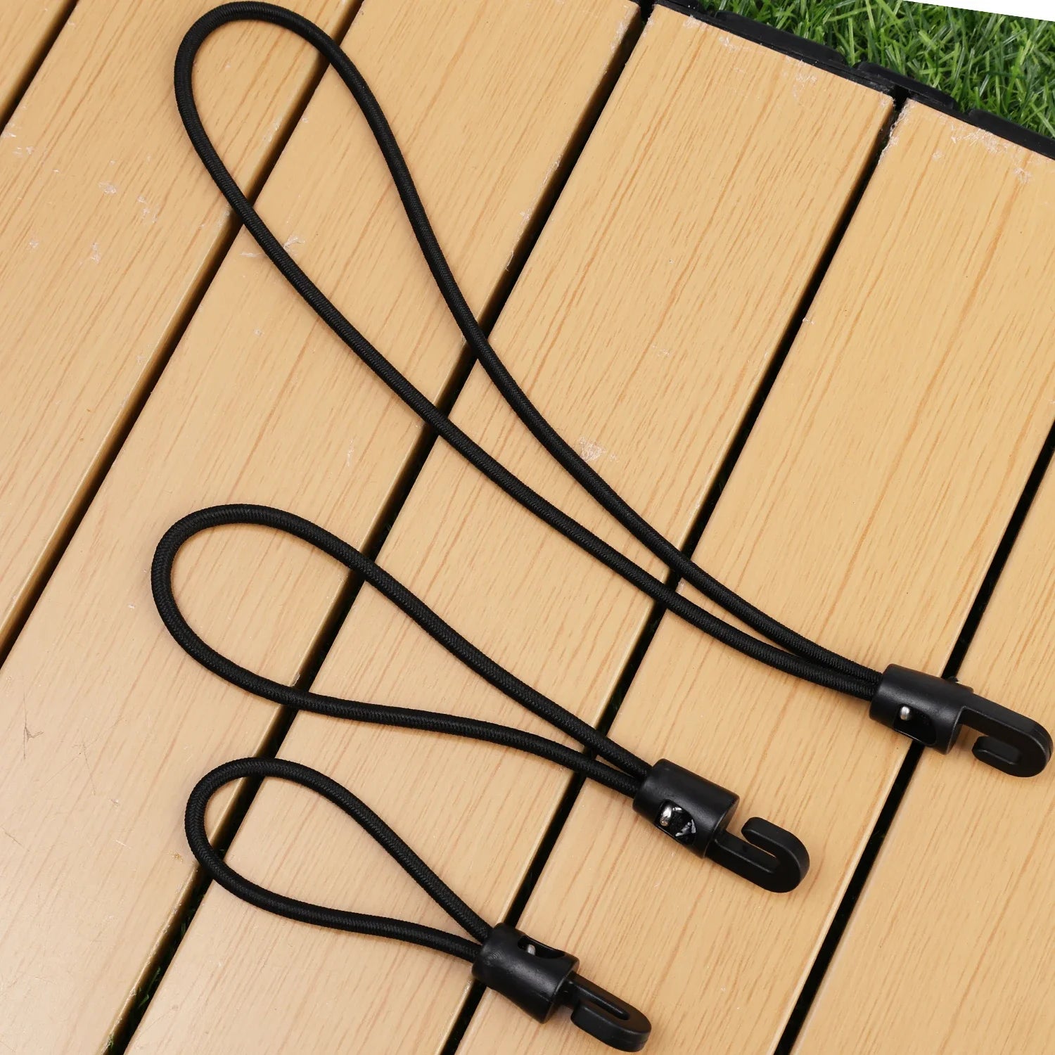 10/1Pcs Bungee Cord with Hooks 10/15/25cm High Elasticity Expander with Hooks Rubber Tensioner with Hooks for Camping Tarpaulin