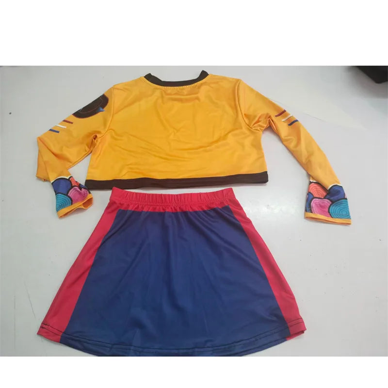 I YAN KPop Rumi cosplay wig bag for kids, perfect for Halloween, Carnival, Comic-Con, or role-playing costume storage.