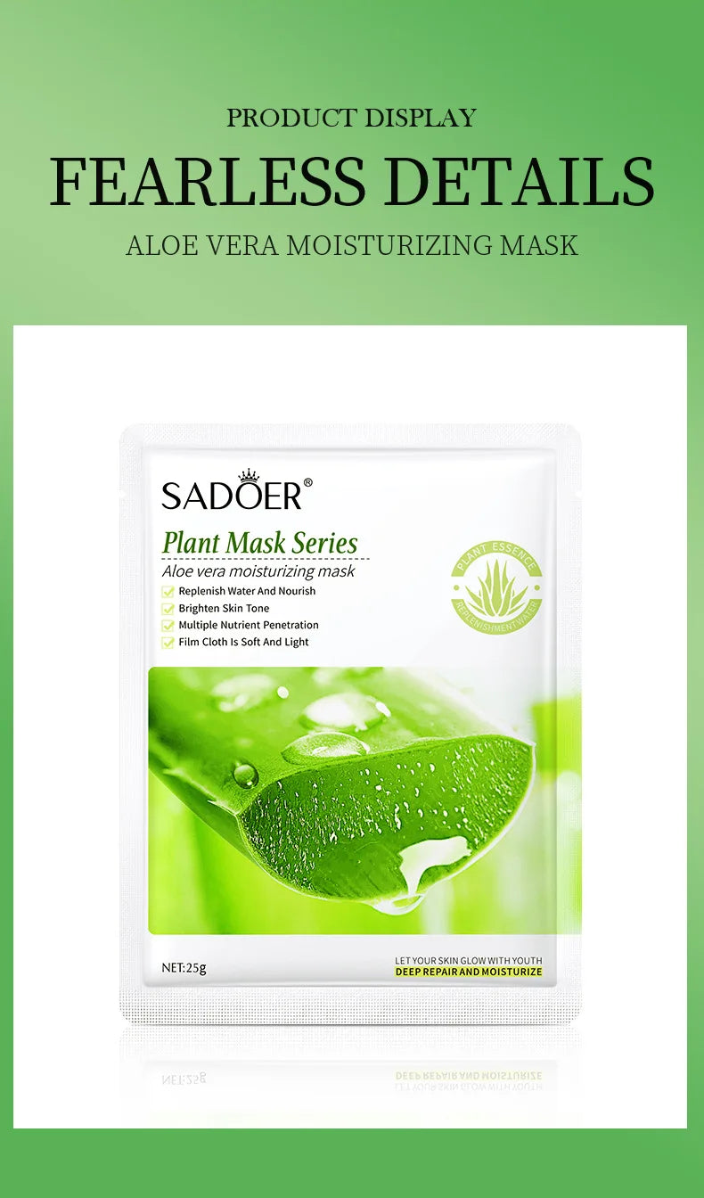 8pcs Natural Plant Face Mask Beauty Skincare Facial Masks Moisturizing Firming Hydrating Facial Mask Face Care Korean Cosmetics