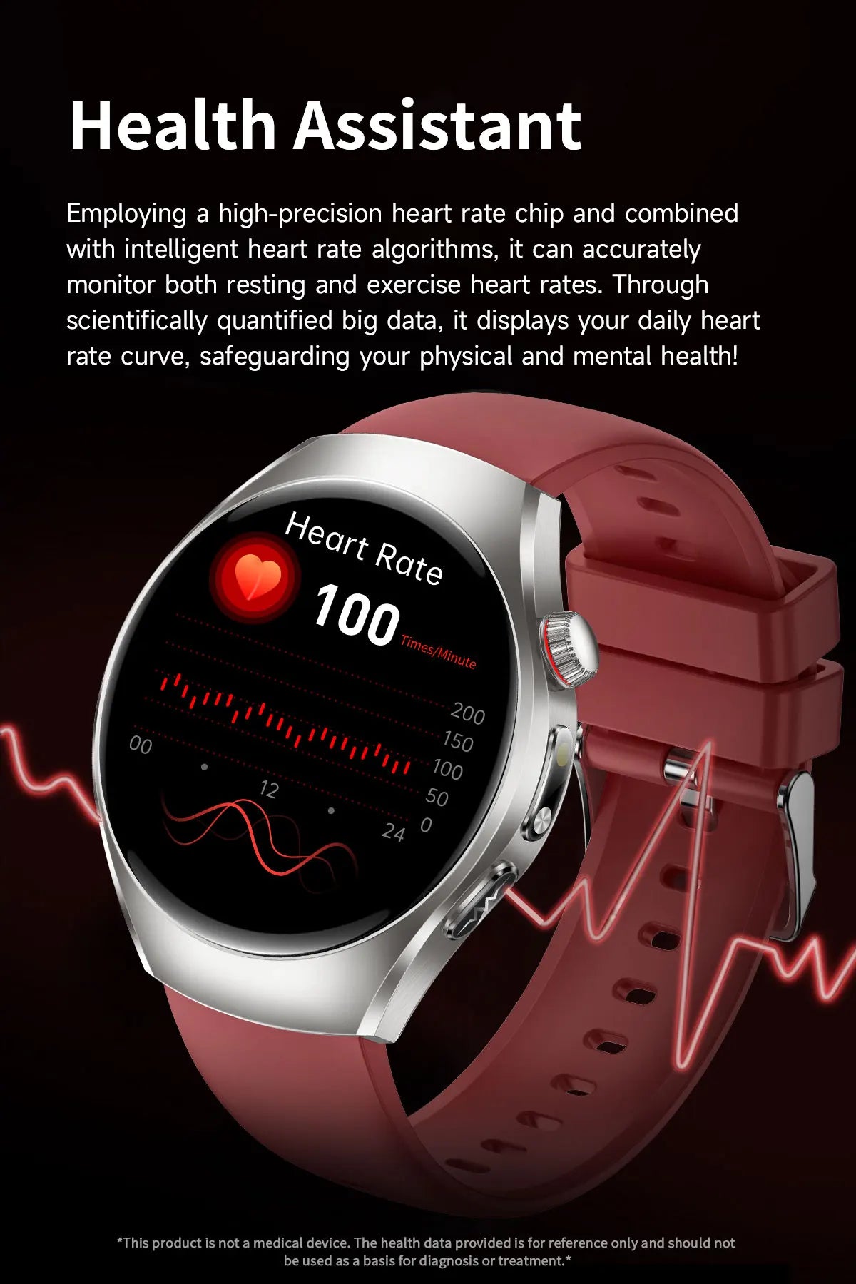 New Brand 2026 upgrade Health Check Smart Watch ECG Blood Lipid Uric Acid Body Fat Sport Waterproof HD Call SmartWatch Man Women