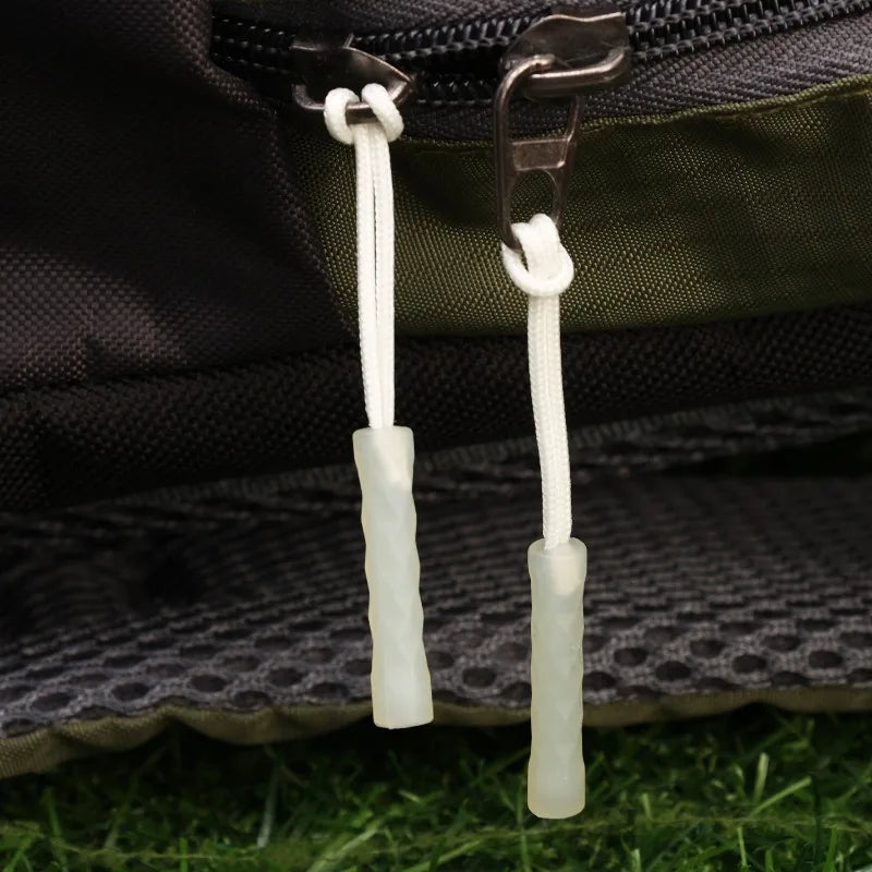 Luminous Zipper Travel Bag Zipper Anti-loss Anchor Rope Outdoor Tent Backpack Pull Ring To Replace The Rope Buckle Pendant