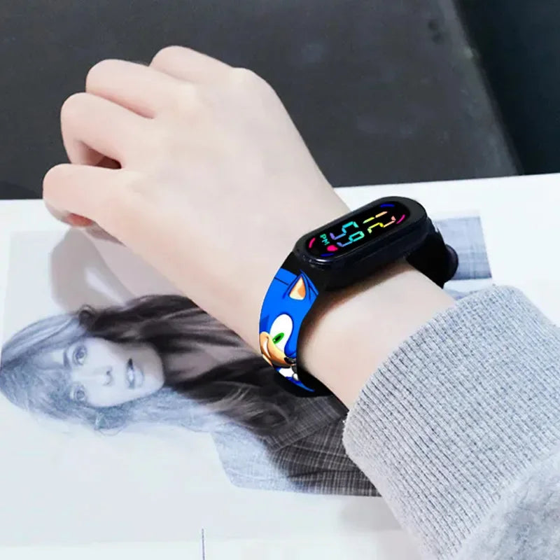 Kids LED Watch Touch Control Digital – Silicone Strap Waterproof Sport Wristwatch Birthday Gift for Boys & Girls - I YAN