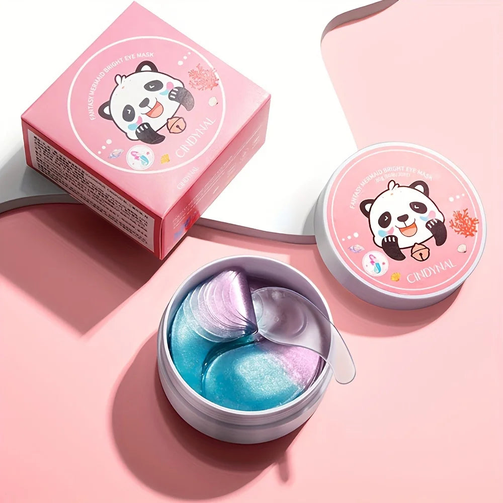 60 Pieces (30 Pairs) of Hydrating Eye Masks, Nourishing and Moisturizing the Skin Around the Eyes, Making the Skin Around the Eyes Smooth and Soft, Exquisite Eye Masks, Two-Color Design