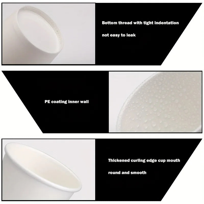 Disposable Small Paper Cups Supermarket Tasting Party Snack Packaging Office Coffee Drinks Candies Hotel Mini Mouthwash Cup