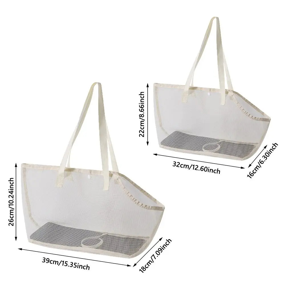 Breathable I YAN portable mesh pet carrier bag for dogs, foldable, lightweight, with shoulder crossbody strap for comfortable travel.