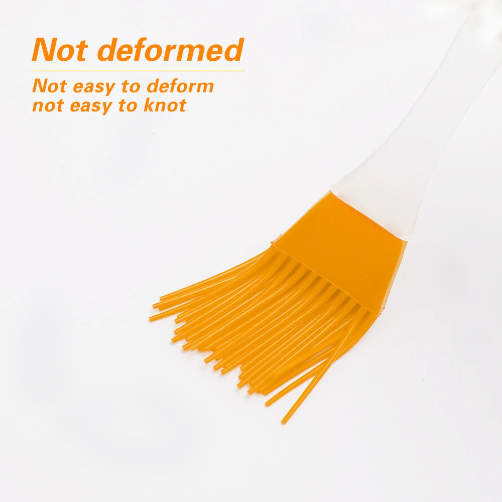 4/1PCS Silicone Barbecue Brush Pastry Grill Bread Oil Brush Split Type High Temperature Resistant BBQ Cake Baking Tool Bakeware