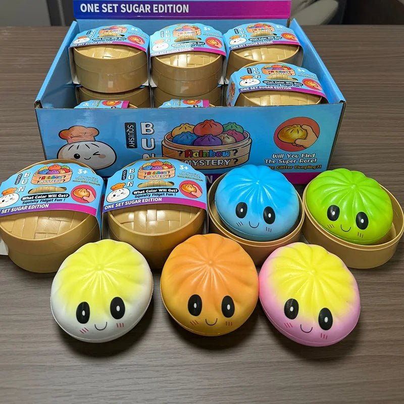 I YAN Kpop squishy dumpling Rumi decompression toy, hot cartoon movie style squeeze fidget ornament for stress relief and desk decoration