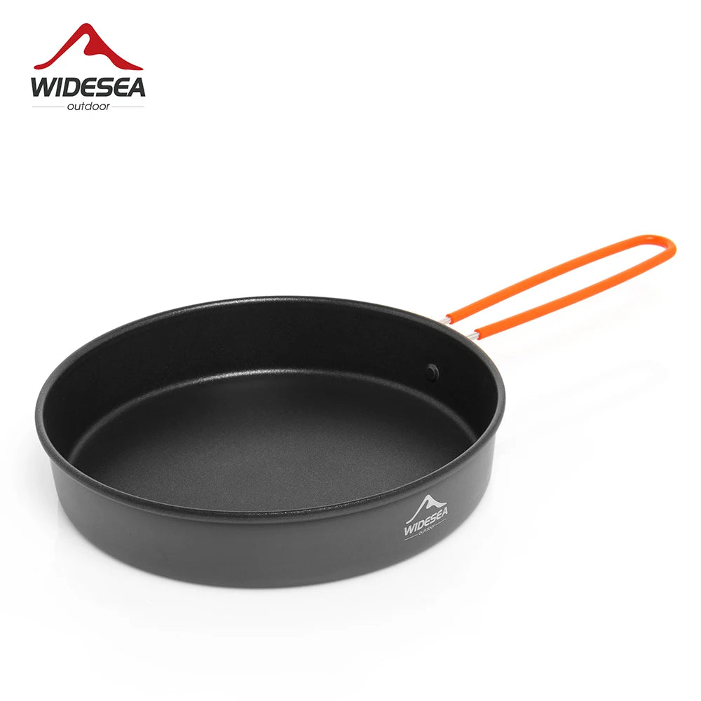 Camping Feast Non-stick Frying Pan Pot Bowl Ultra-light Plate Tableware Cooking Utensils Bbq Picnic Cookware