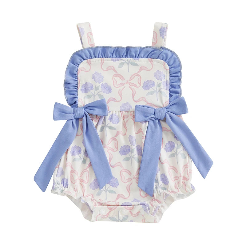 I YAN toddler dress featuring floral print, ruffled trim, sleeveless design, perfect for summer parties and playdates.