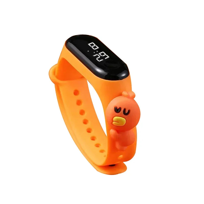 Waterproof Children's Smart Watch Cartoon LED Digital – Fun Electronics Wristwatch Birthday Gift for Kids Age 2-15 - I YAN
