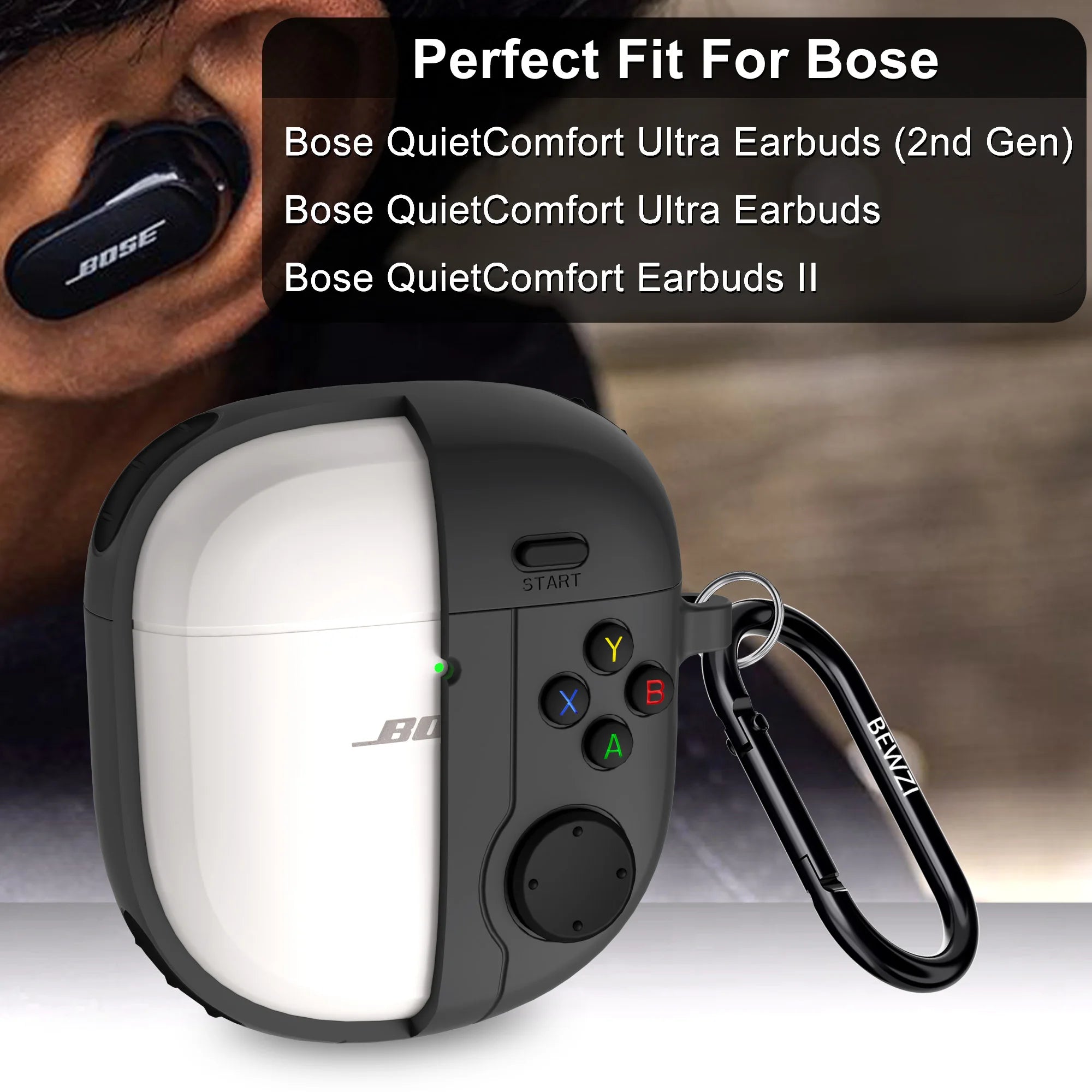 Protective Case for BOSE QuietComfort Ultra / Ultra Earbuds 2nd Gen / QuietComfort Earbuds 2 Case Vogue Creativity Case Cover