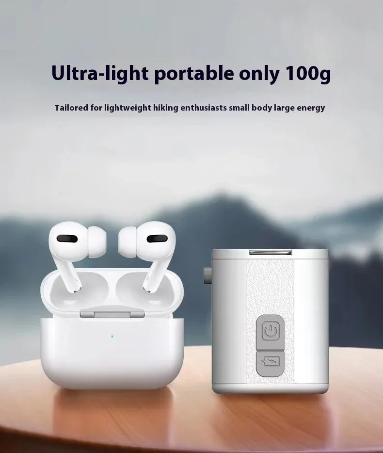 Mini Inflator Pump Outdoor Portable Small Electric Air Pump for Camping Sleep Pad Mattress Mat Pumping and Inflating Vacuum Pump