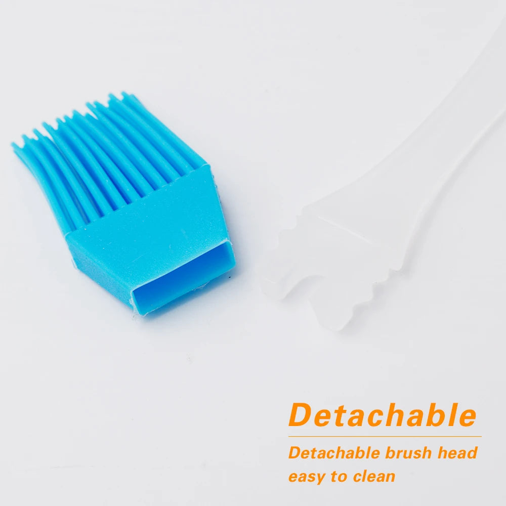 4/1PCS Silicone Barbecue Brush Pastry Grill Bread Oil Brush Split Type High Temperature Resistant BBQ Cake Baking Tool Bakeware