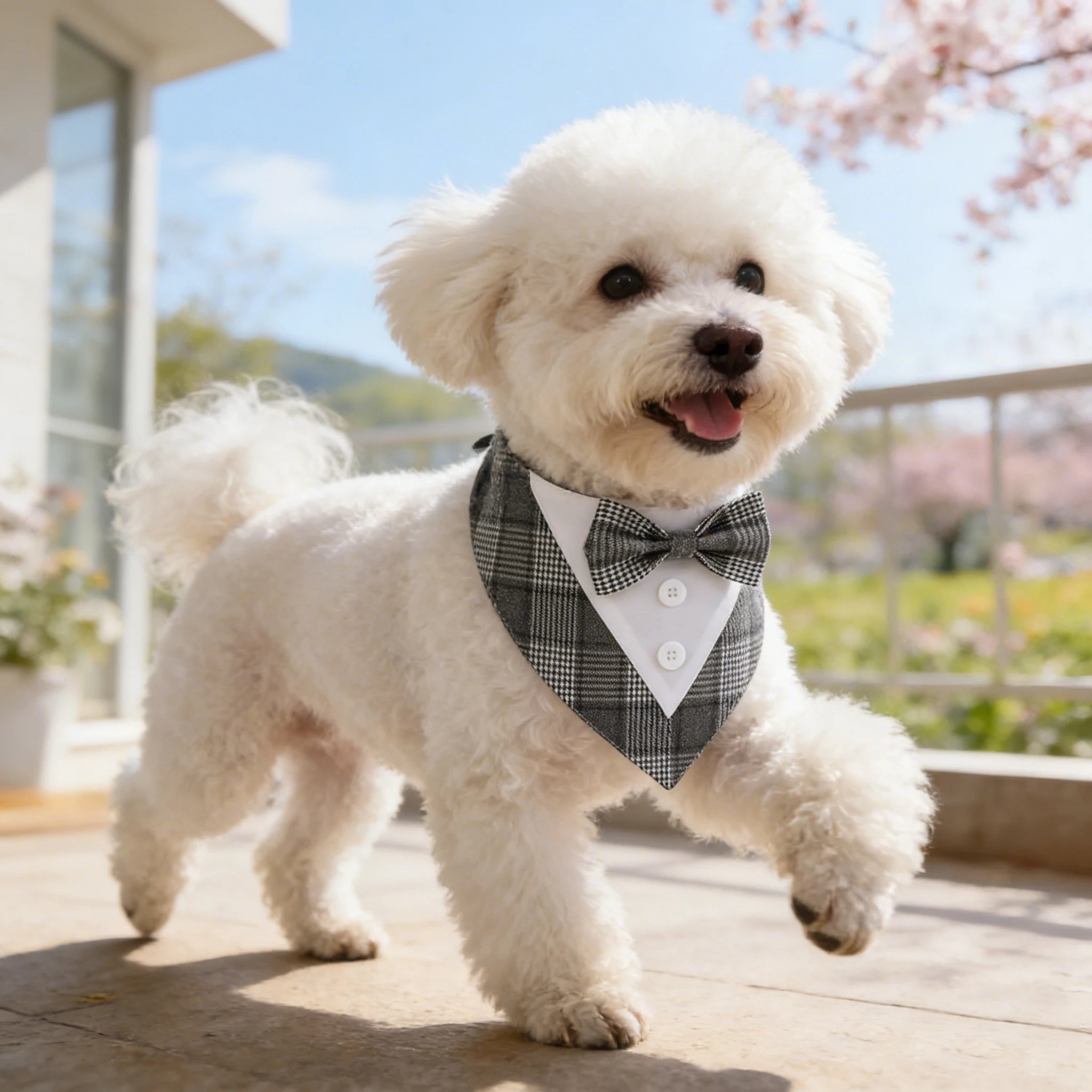 Sucado Pet Bandana Wedding  Dog Collar Triangle Scarf Bow Tie Party
