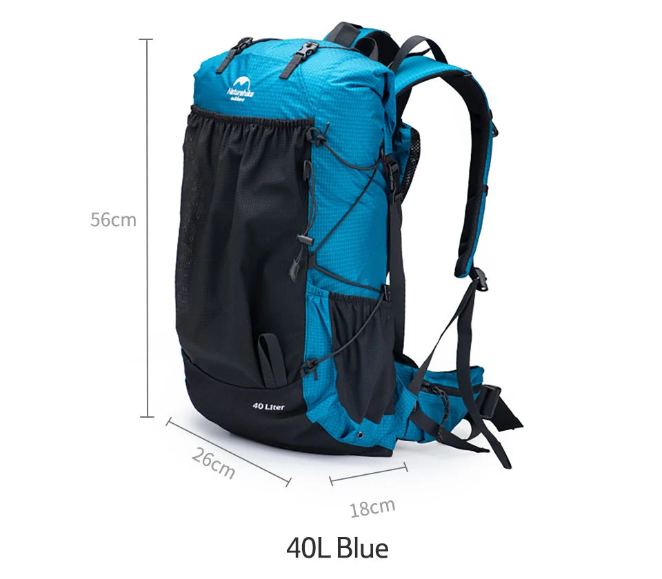 Naturehike Climbing Backpack 60+5L Camping Backpack Travel Bag Large Capacity Military Mountaineering Backpack With Rain Cover