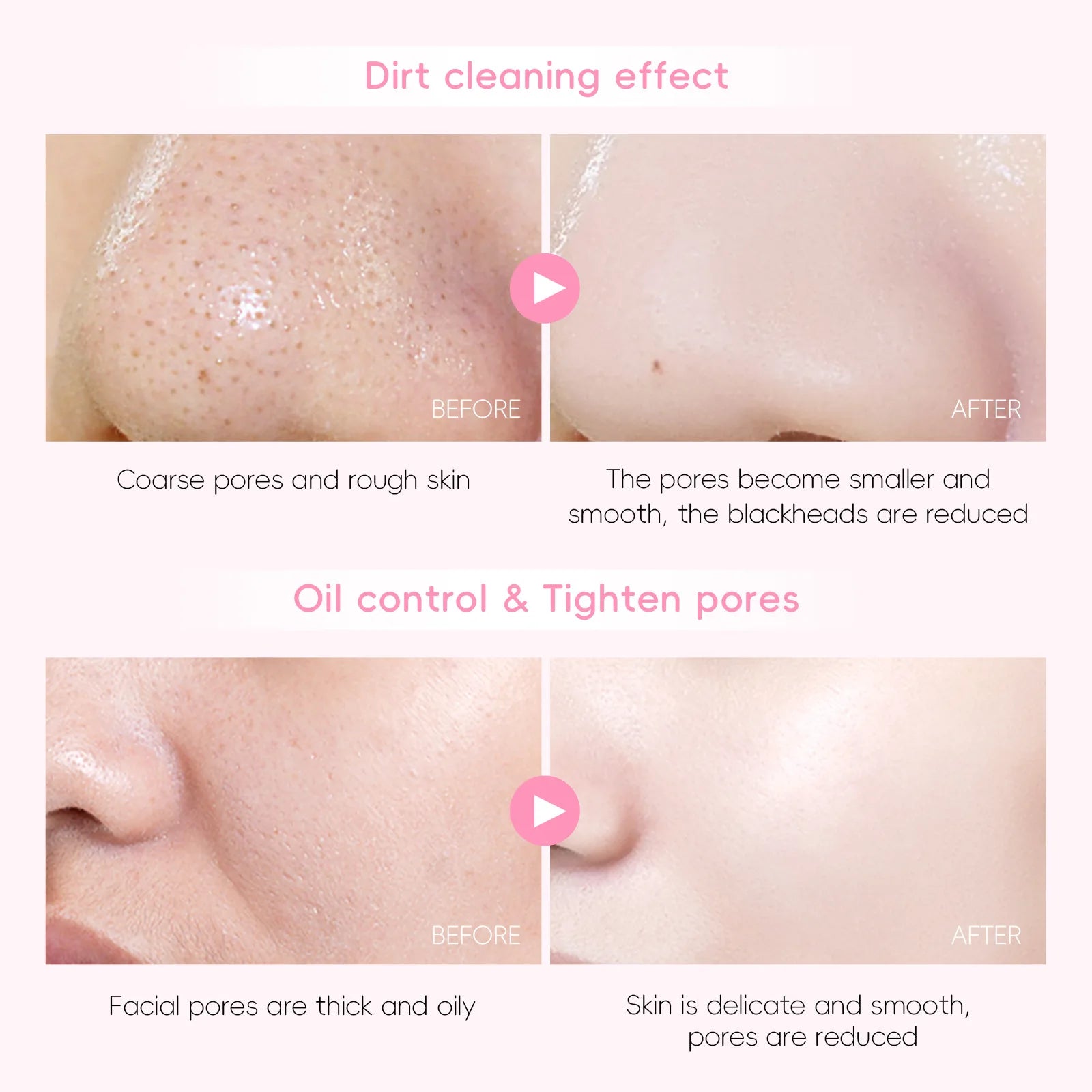 LAIKOU Sakura Clay Mask 25g/90g Deep Cleansing Oil Control Blackhead Removal Moisturizing Brightening Facial Skin Care
