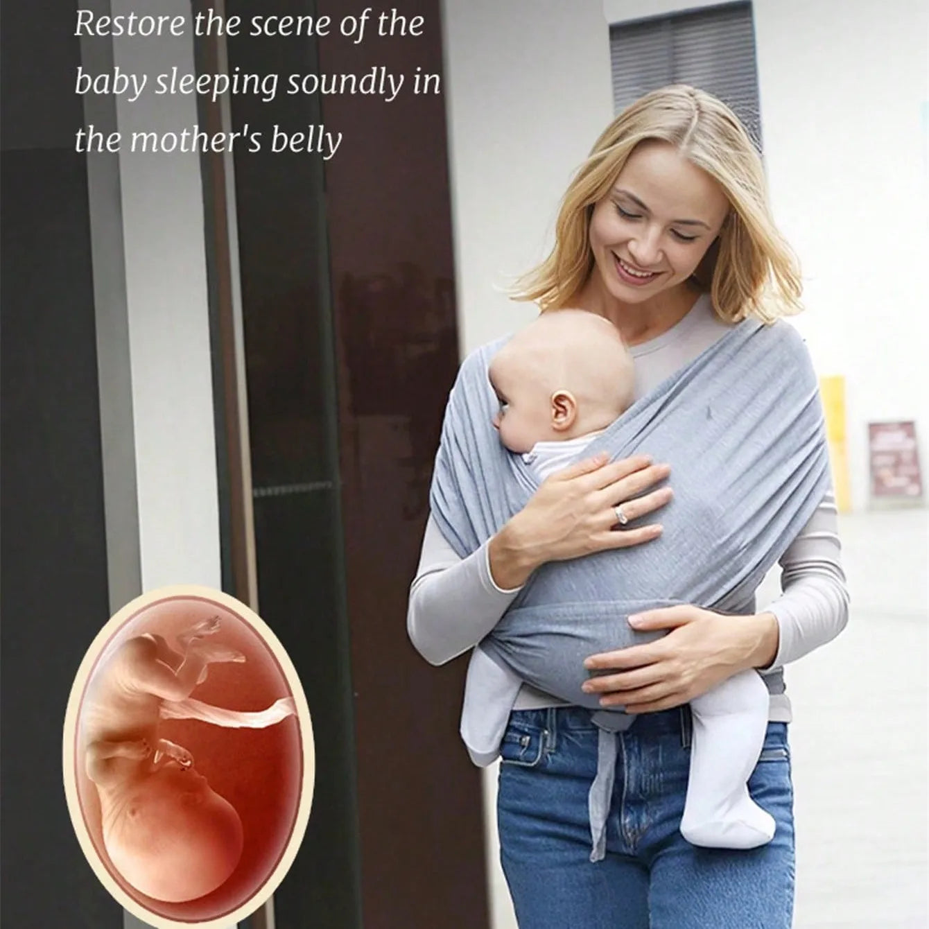 I YAN ergonomic baby backpack carrier with X-shaped support, outdoor sling with adjustable backpack straps for newborn comfort