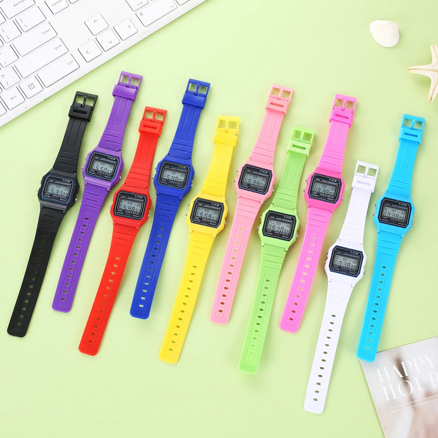 Fashion Luxury Children's Watch Rubber Sport LED Electronic – Multifunction Waterproof Digital Watch for Kids - I YAN