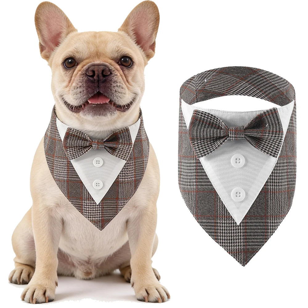 Sucado Pet Bandana Wedding  Dog Collar Triangle Scarf Bow Tie Party