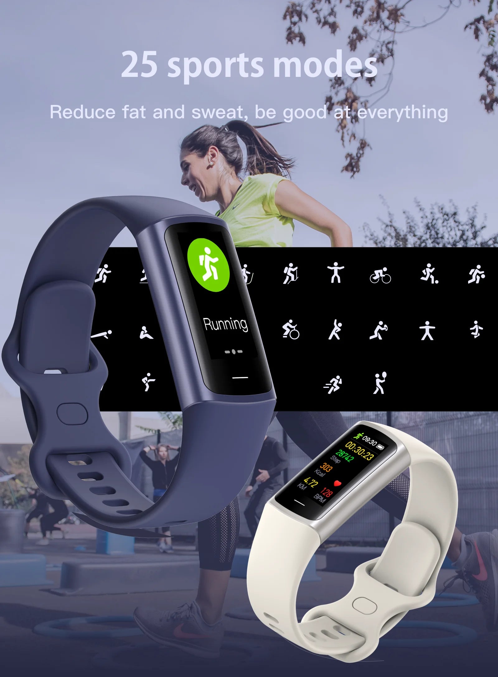 LIGE Smartwatch Sports Fitness Tracker Smart Watch For Men Women Heart Rate Blood Oxygen Sleep Monitor Waterproof Smart Bracelet