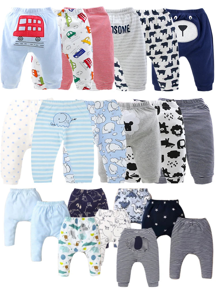 3Pcs/Set random Baby Boys and Girls Pants Spring and Autumn Children's Wear Pants Pure Cotton Child Accessories