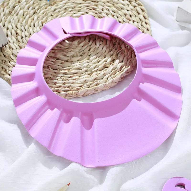 Baby Shower Cap – Adjustable Waterproof Shampoo Hat for Babies & Toddlers - I YAN