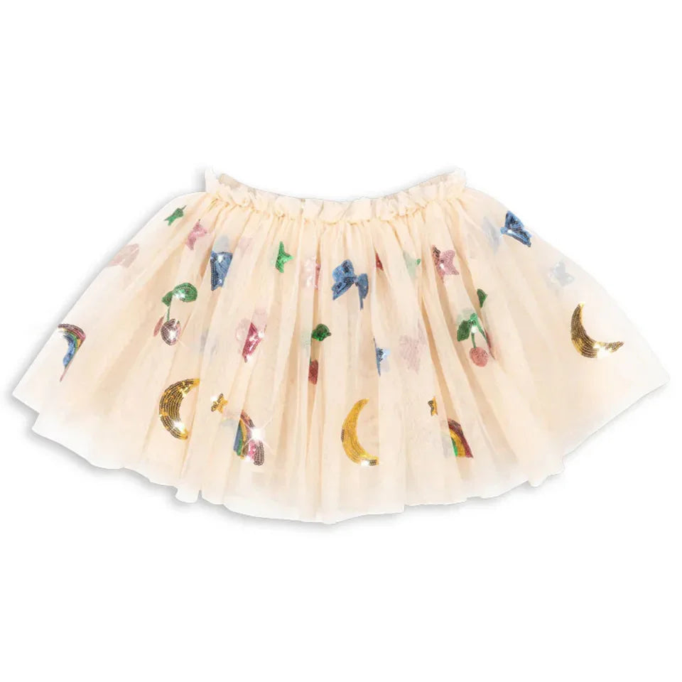 KS Girls Party Dresses Summer Kawaii Sequin Bow Puffy Dress Baby Girls Tutu Skirts Children's Princess Dress Kids Clothes